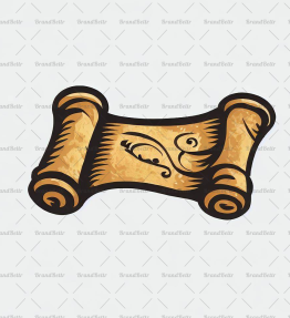 Antikes Schriftrolle